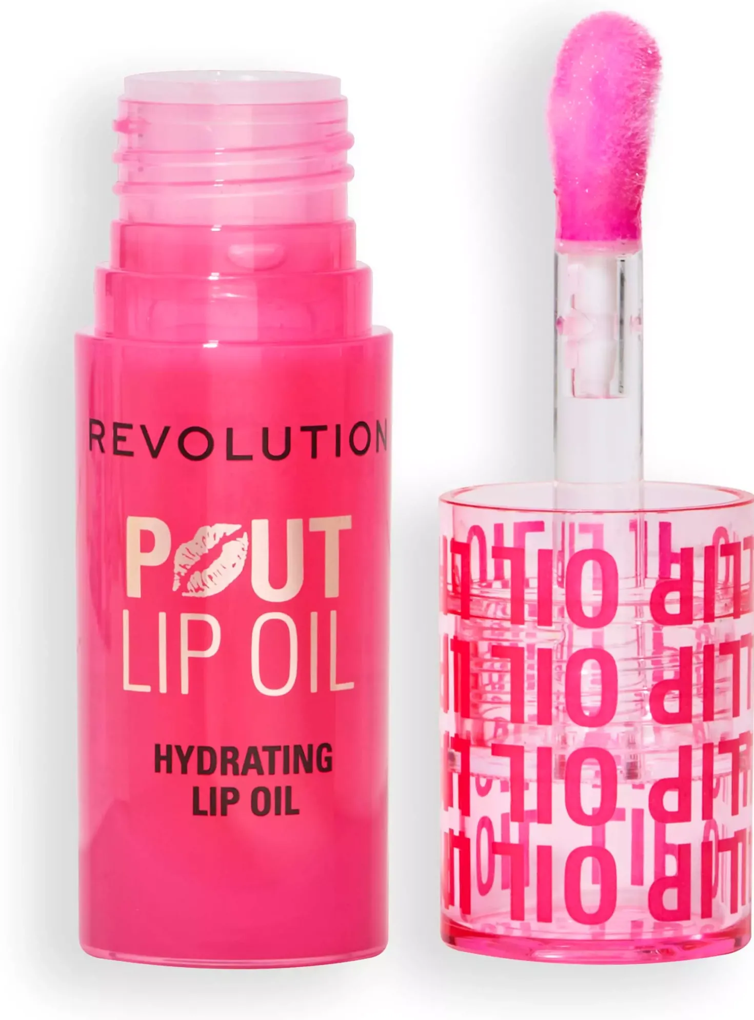 Revolution Beauty London Pout Lip Oil Raspberry Pink