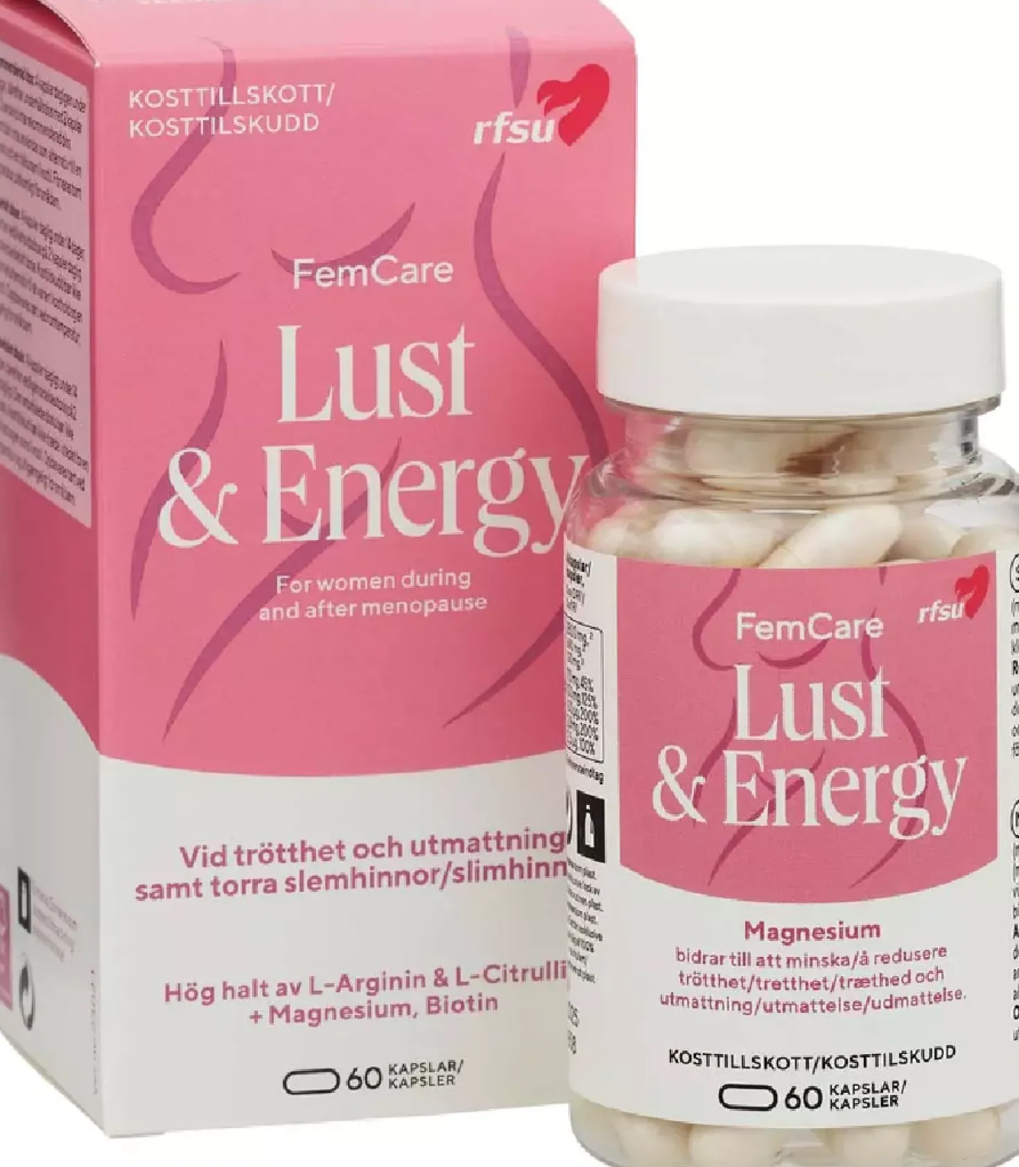 RFSU FemCare Lust & Energy 60 stk