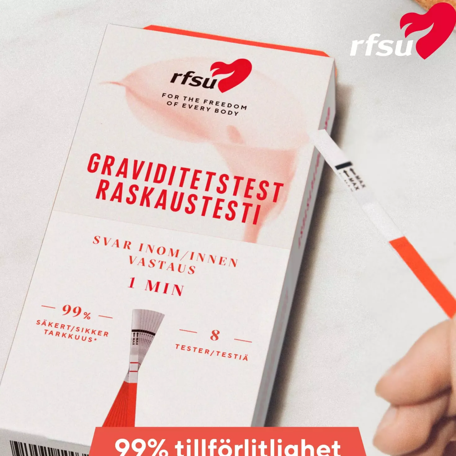 RFSU Graviditetstest Strips 8 stk