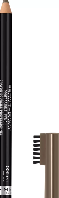 Rimmel Brow This Way Professional Eyebrow Pencil Ashbrown 005