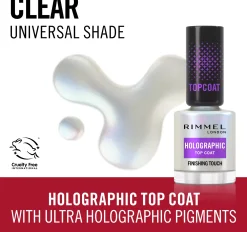 Rimmel Holographic Nail Polish Top Coat 12 ml