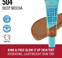 RimmelKind & Free Glow It Up Moisturising Skin Tint 150 Rose Vanilla
