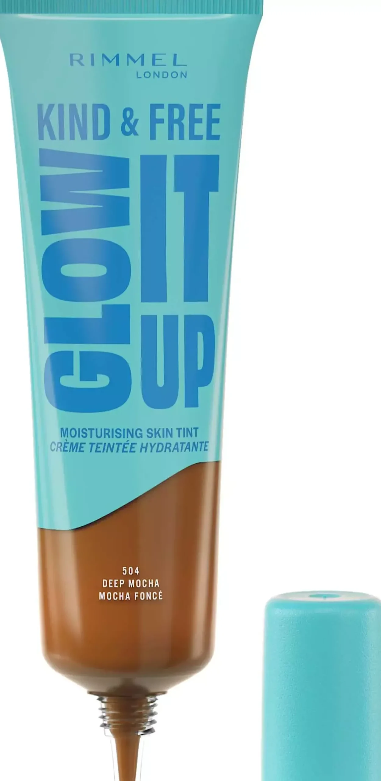 RimmelKind & Free Glow It Up Moisturising Skin Tint Latte 410