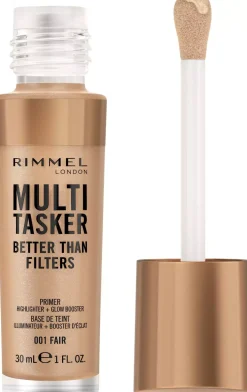 RimmelKind & Free Multi-Tasker Better Than Filters Face Primer Glow Booster and Highlighter 004 Light Medium