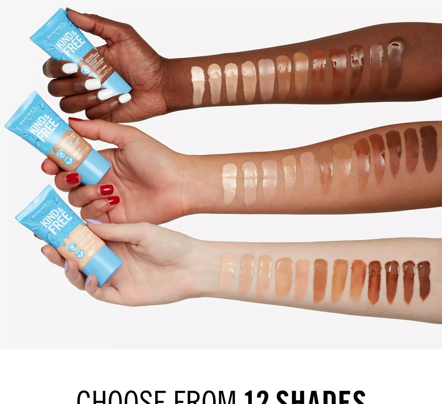 RimmelKind & Free Skin Tint Foundation Rose Vanilla 150
