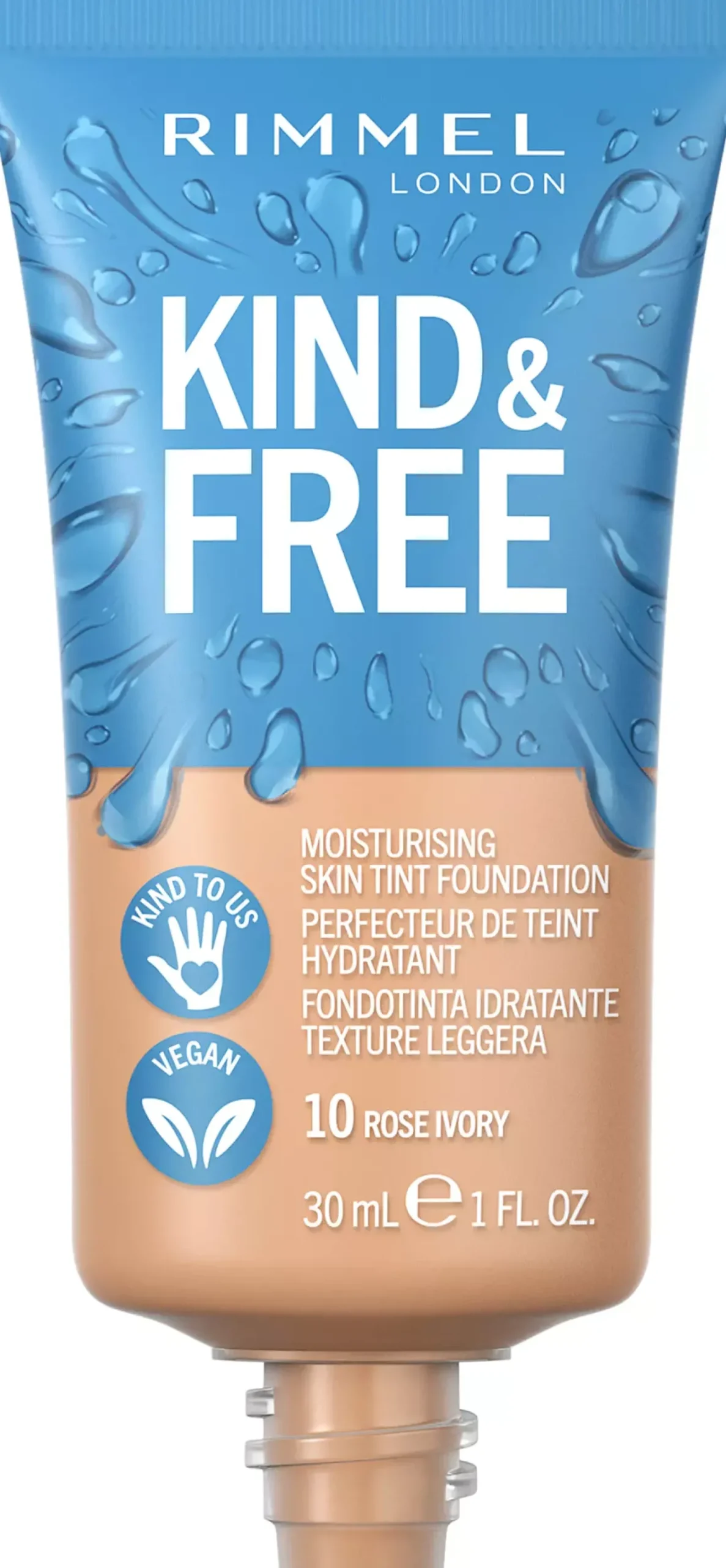RimmelKind & Free Skin Tint Foundation Rose Vanilla 150