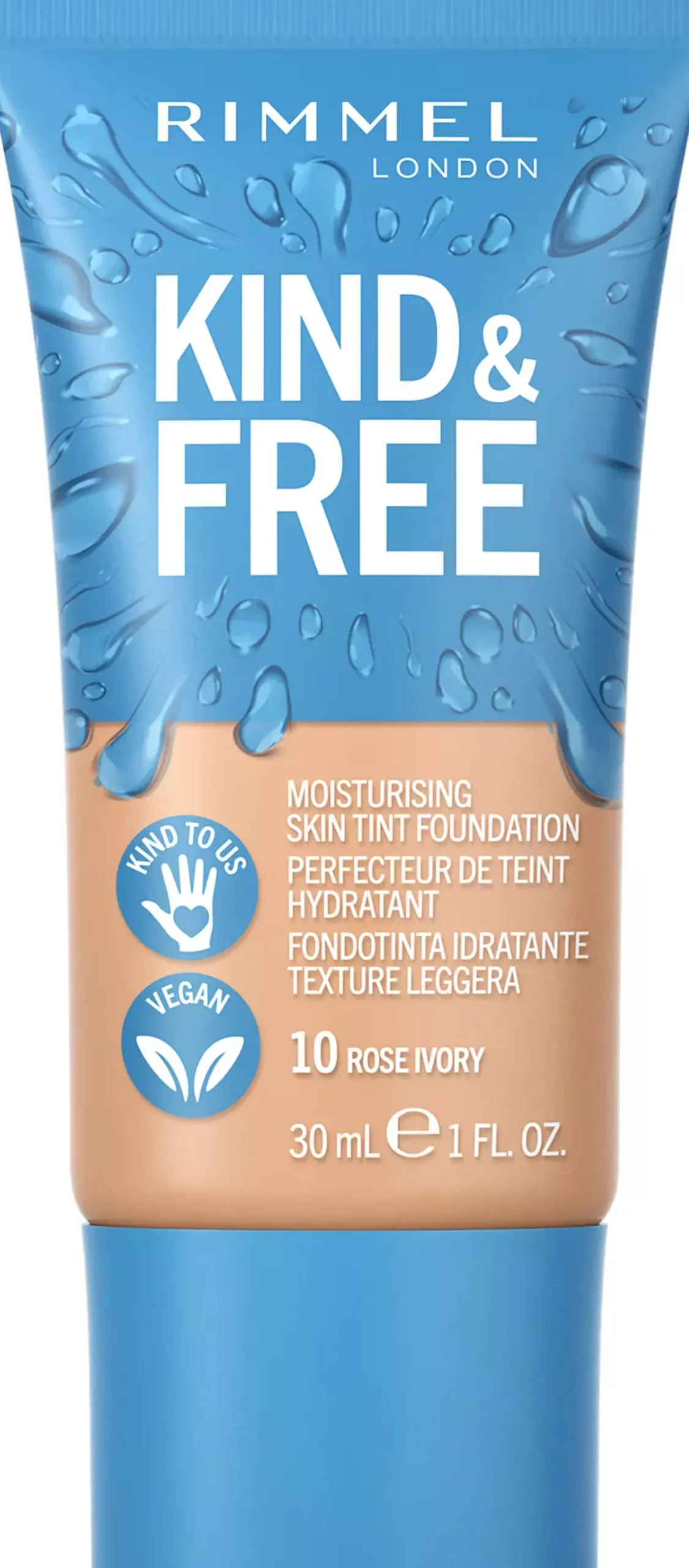 RimmelKind & Free Skin Tint Foundation Rose Vanilla 150