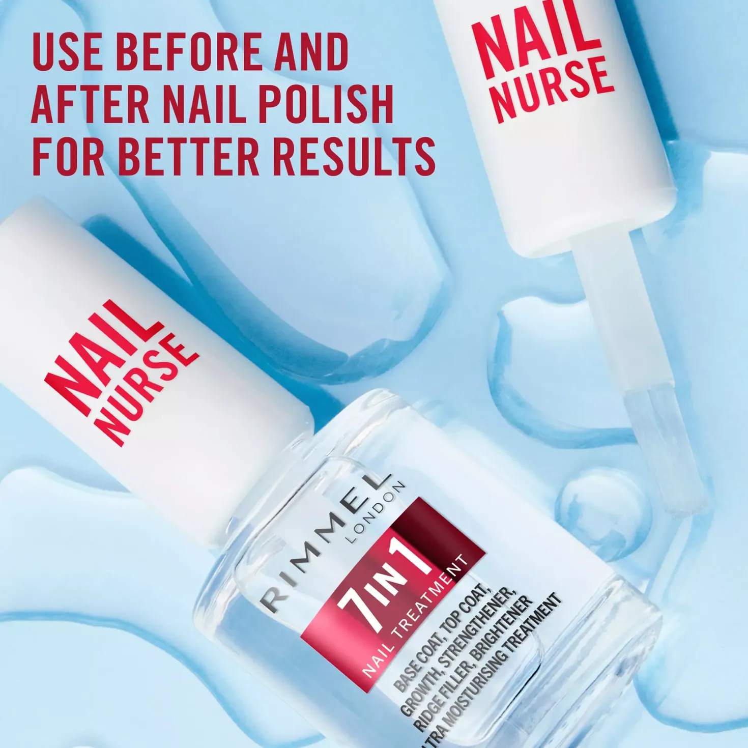 Rimmel Nail Care 7 in 1 Multi Benefit Base & Top Coat 12 ml