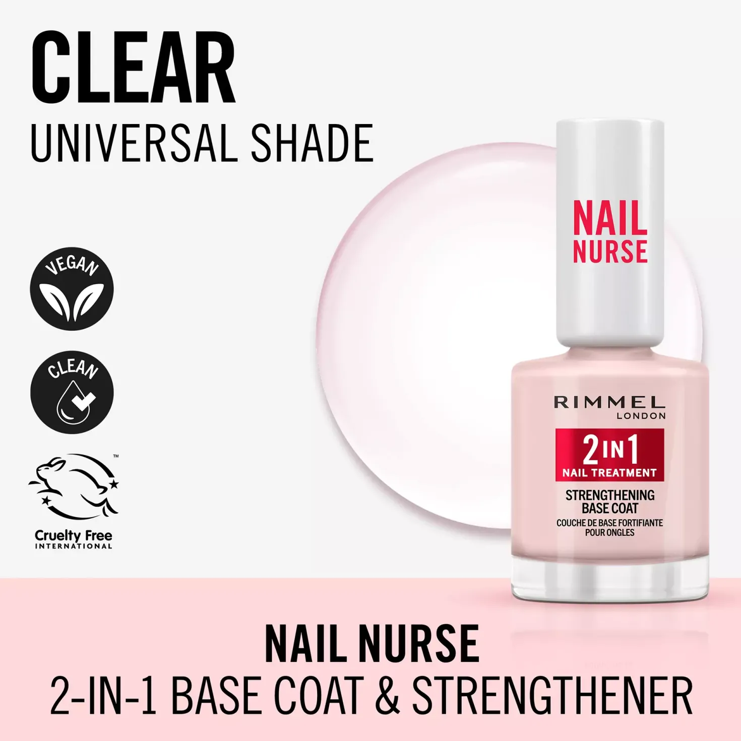 Rimmel Nail Care 7 in 1 Multi Benefit Base & Top Coat 12 ml