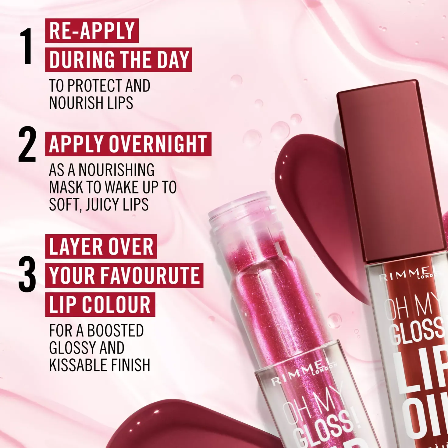 Rimmel OMG Lip Oil 009 Cappuccino