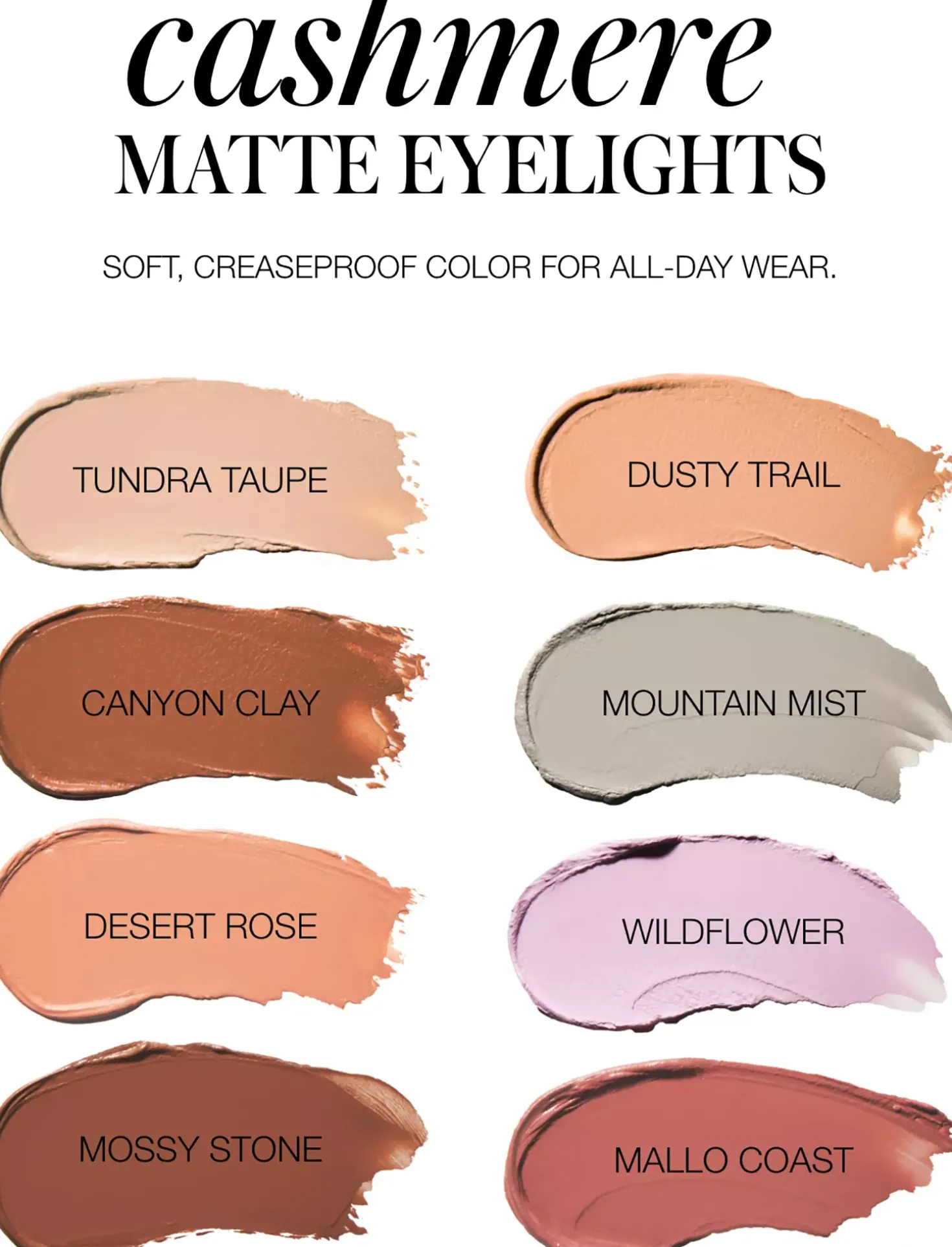 RMS Beauty Cashmere Matte Eyelights Cream Eyeshadow Mallo Coast