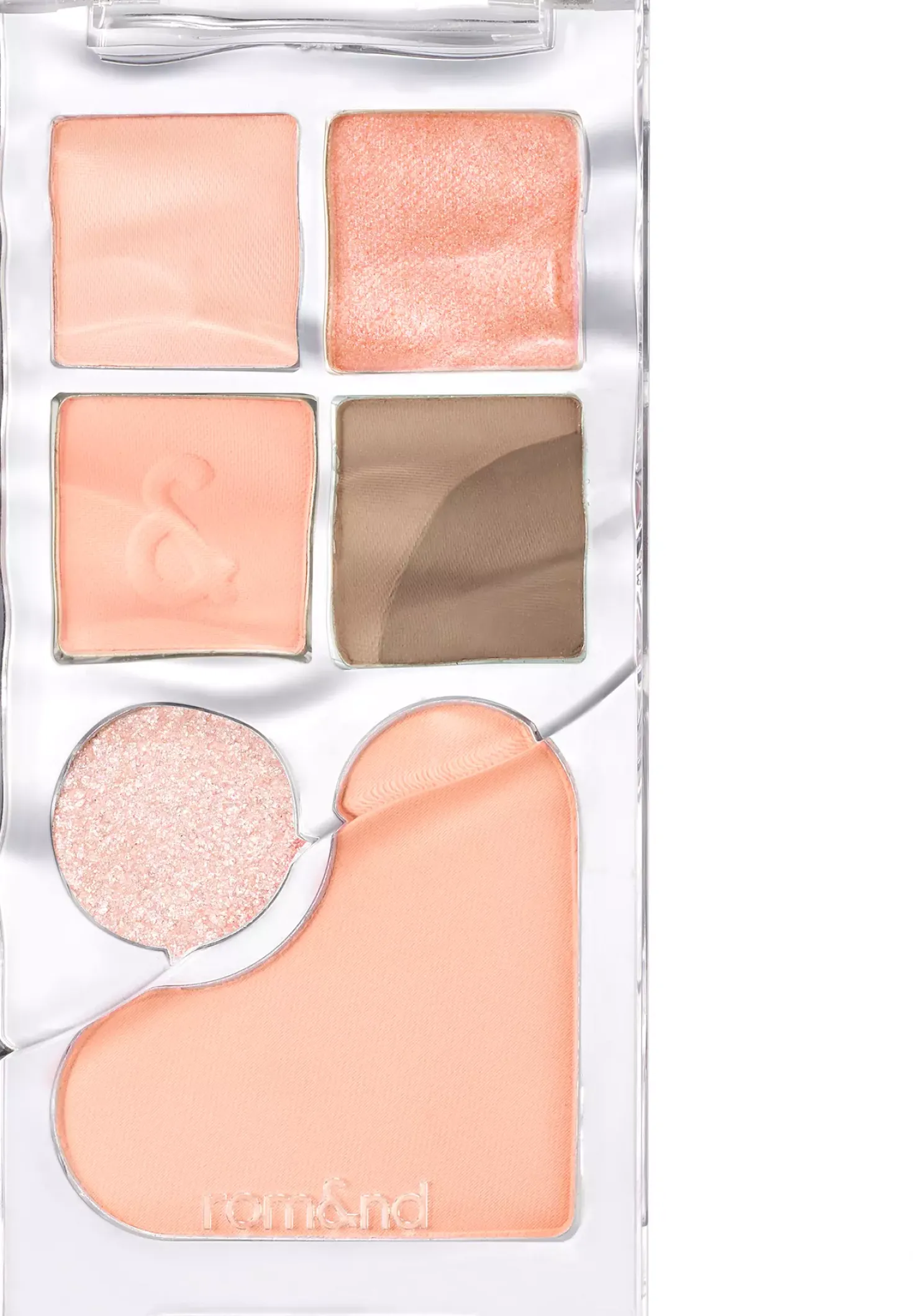 rom&nd Bare Layer Palette 01 Apricot Mood