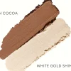 Rose Inc Satin & Shimmer Duet Eyeshadow Satin Olive/Khaki Shimmer