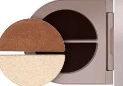 Rose Inc Satin & Shimmer Duet Eyeshadow Satin Olive/Khaki Shimmer