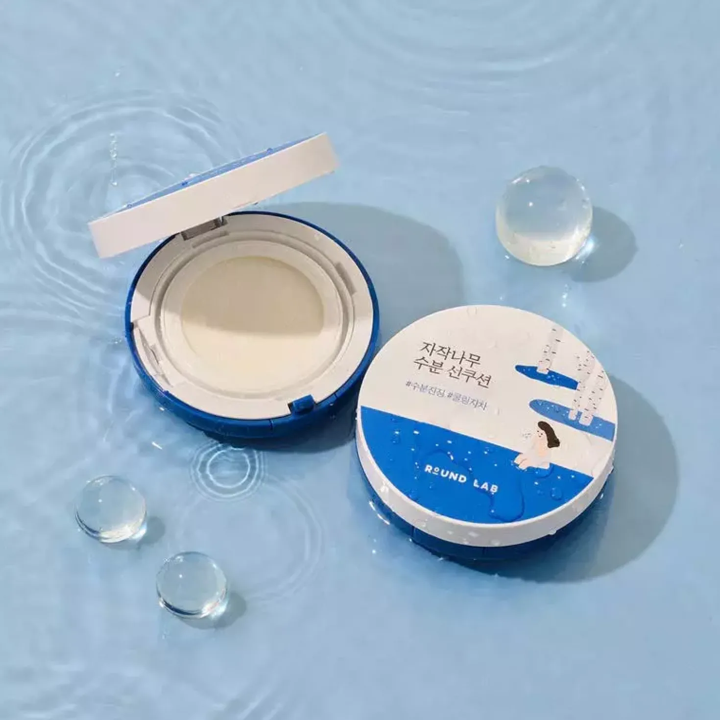 Round LabBirch Juice Moisturizing Suncushion 15 g