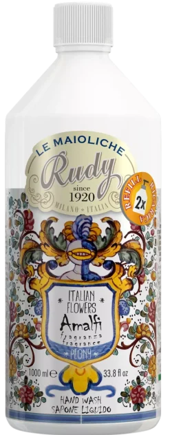 RudyAmalfie Peony Le Maioliche Hand Wash Refill 1000 ml