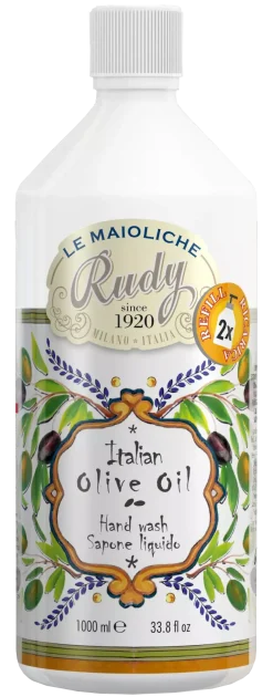 RudyItalian Olive Oil Le Maioliche Hand Wash Refill 1000 ml
