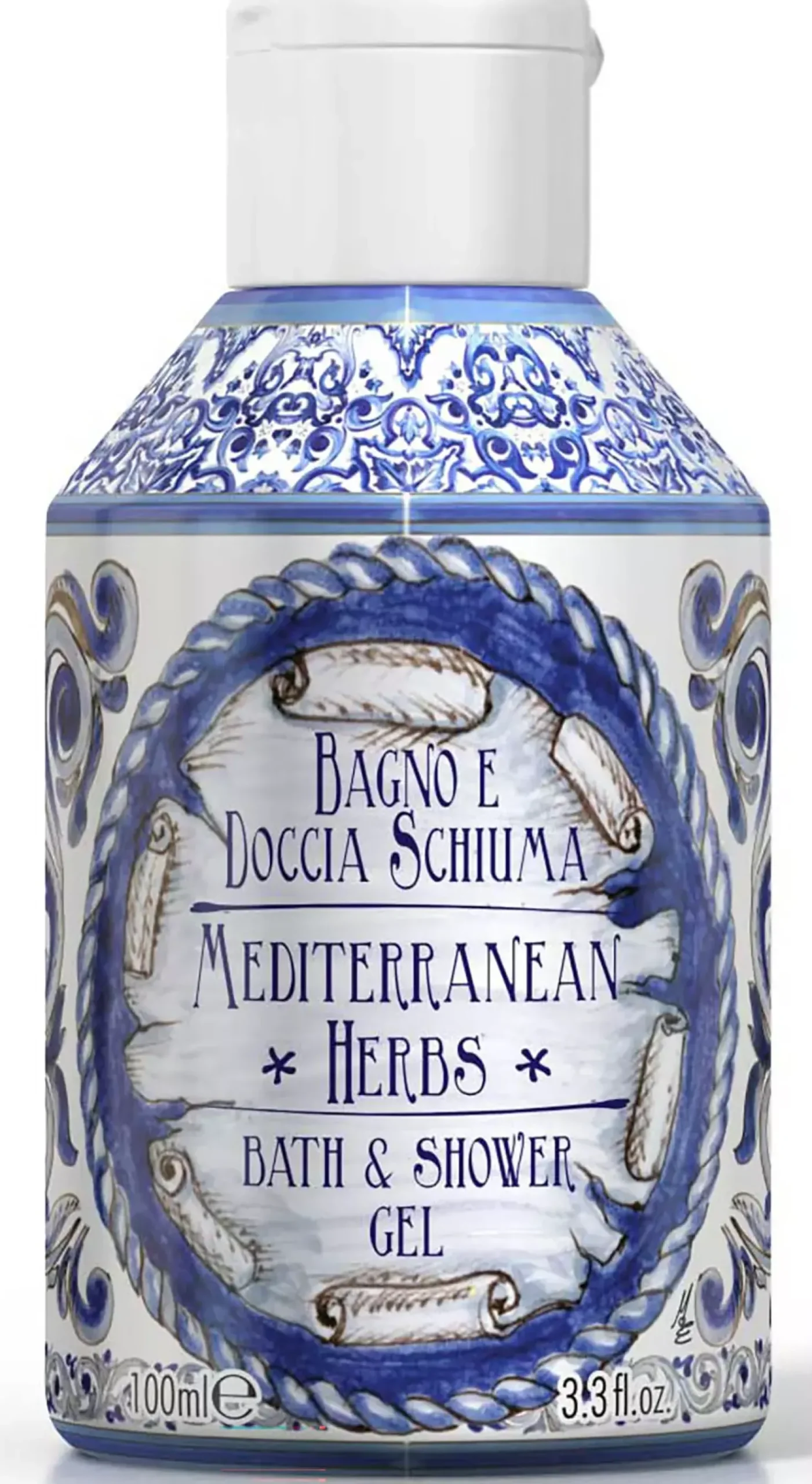 RudyMediterranean Herbs Le Maioliche Bath & Shower Gel 100 ml