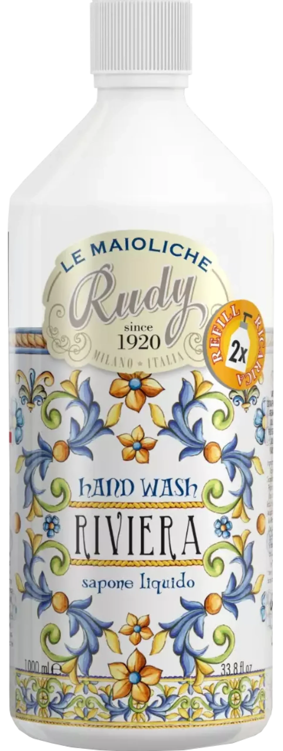 RudyRiviera Le Maioliche Hand Wash Refill 1000 ml