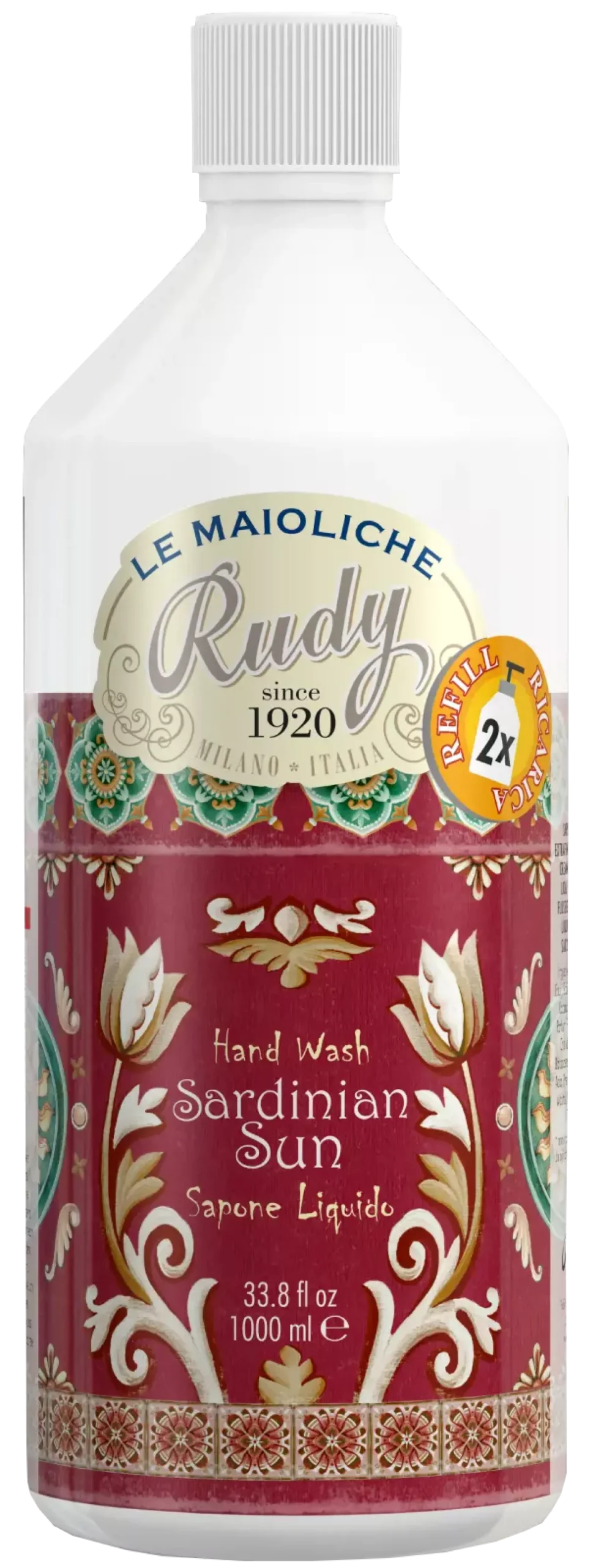 RudySardinian Sun Le Maioliche Hand Wash Refill 1000 ml