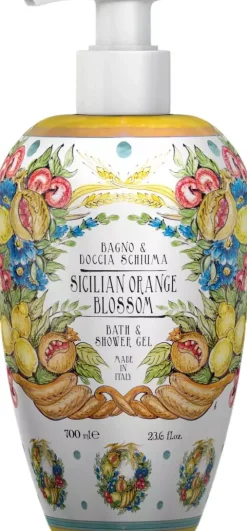 RudySicilian Orange Blossom Le Maioliche Bath & Shower Gel 700 ml