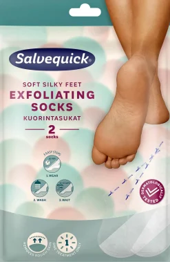 Salvequick Exfoliating Sock 2 Socks 34 ml