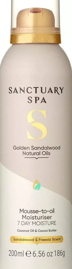 Sanctuary SpaGolden Sandalwood Natural Oils Mousse-To-Oil Moisturiser 300 ml