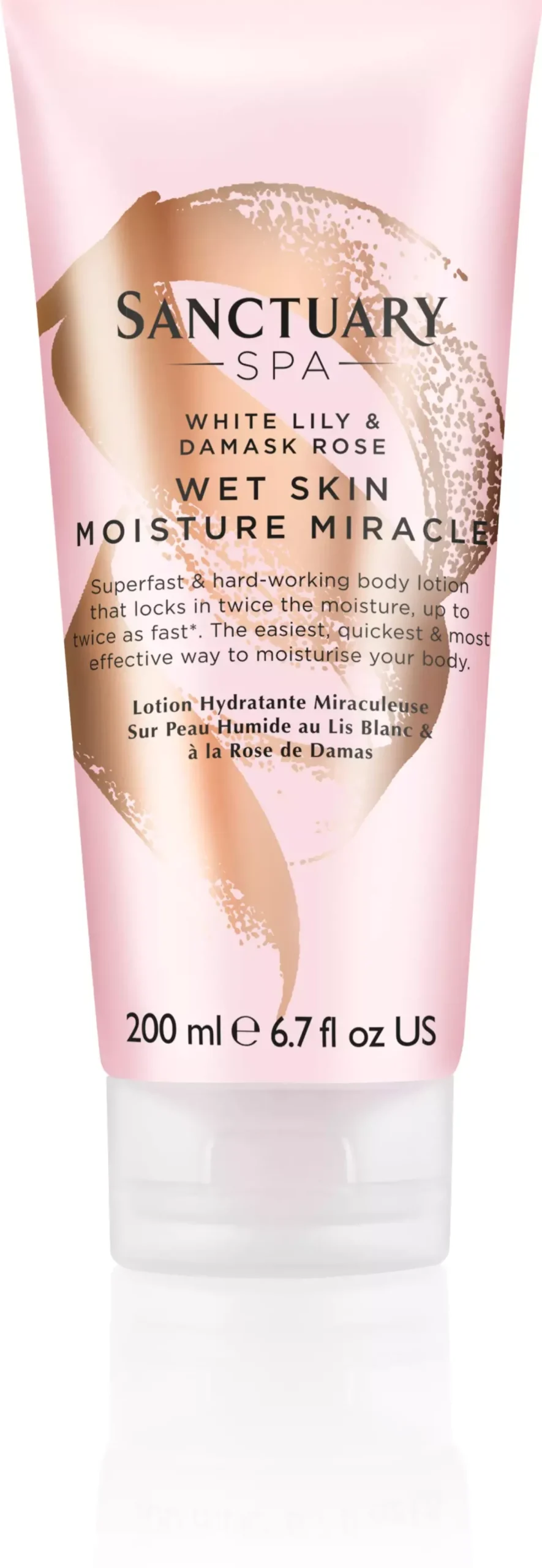 Sanctuary Spa White Lily Damask Rose Wet Skin Moisture Miracle 200 ml