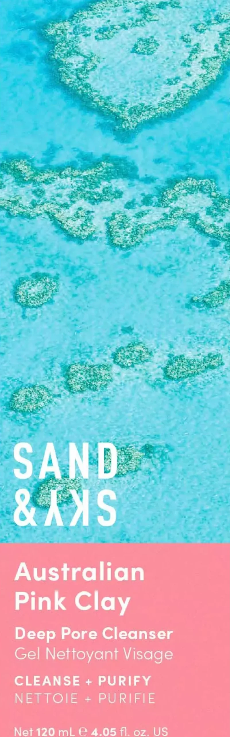 Sand & SkyAustralian Pink Clay Deep Pore Cleanser 120 ml