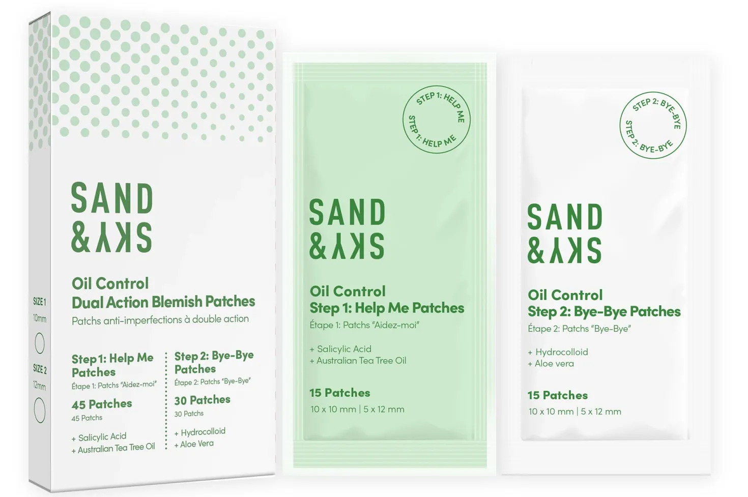 Sand & Sky Dual action blemish patches