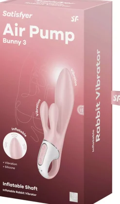 Satisfyer Air Pump Bunny 3 rose