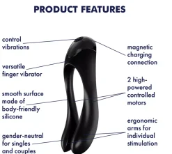 Satisfyer Candy Cane Black