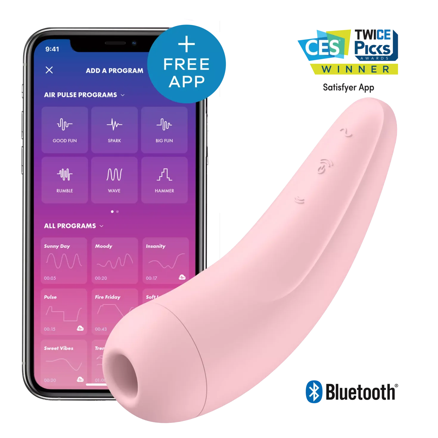 Satisfyer Curvy 2+ Pink