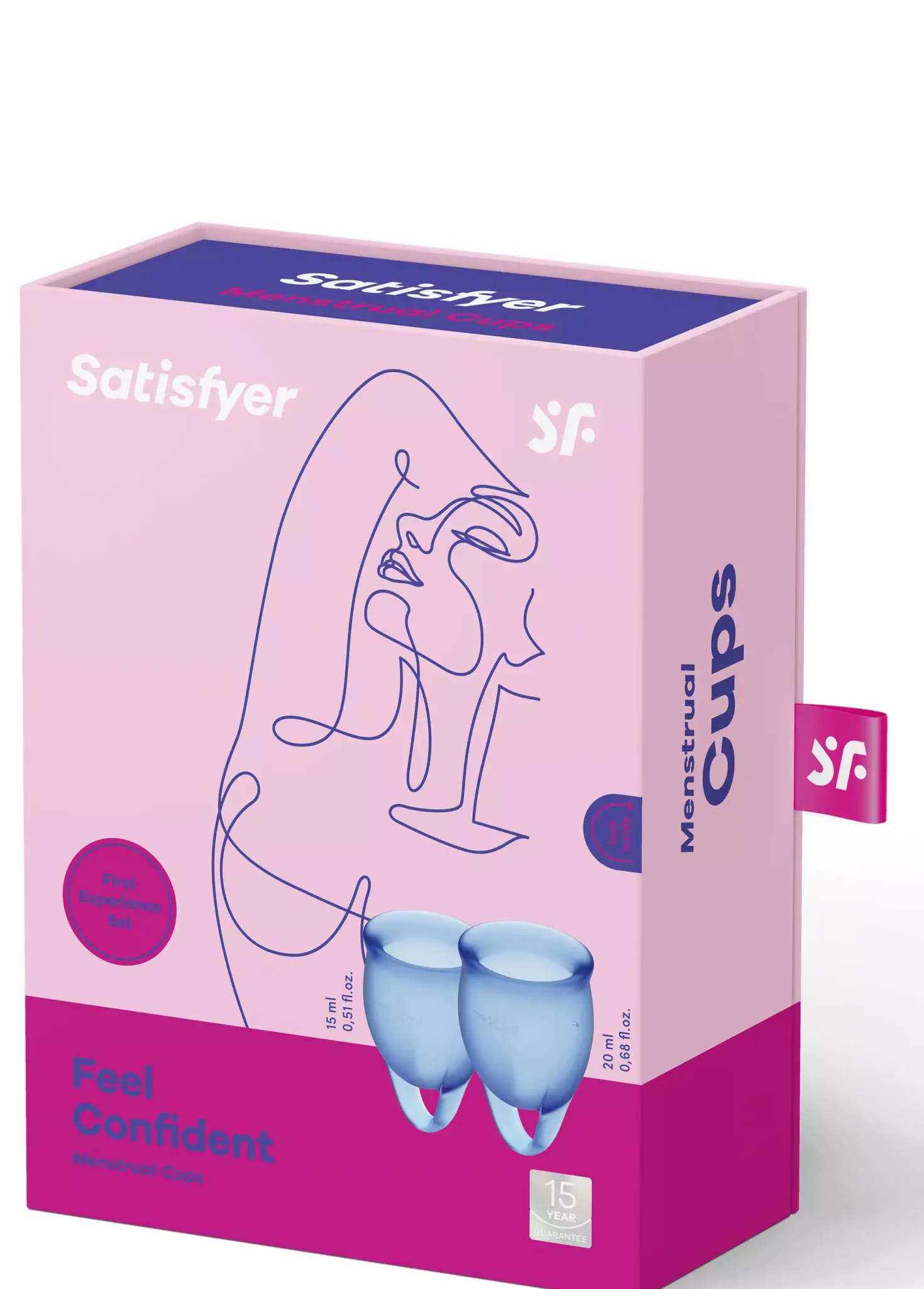 Satisfyer Feel Confident Menstrual Cup Dark Blue