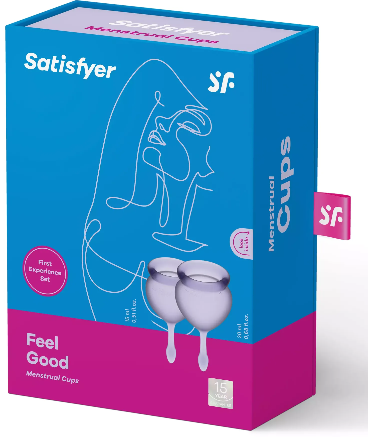 Satisfyer Feel Good Menstrual Cup Lila