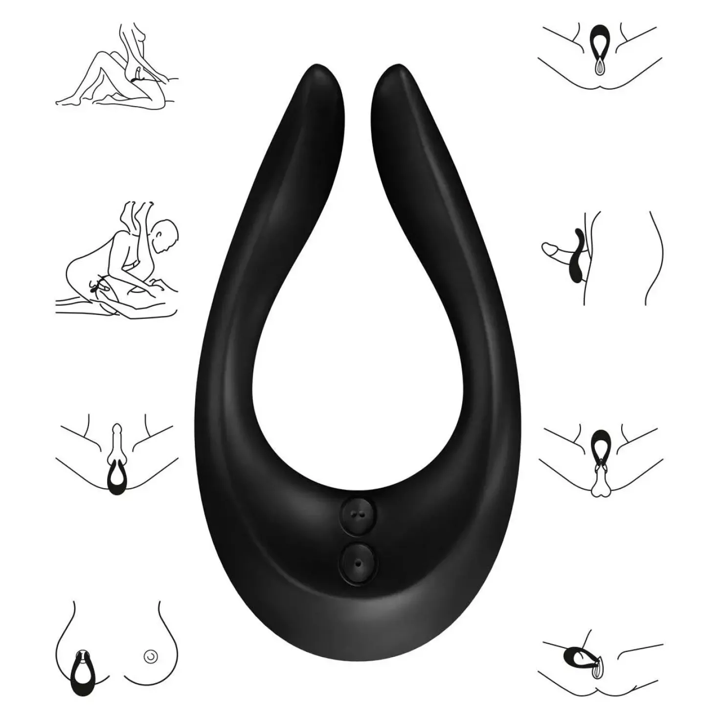 Satisfyer Partner Multifun Endless Joy 2 Black
