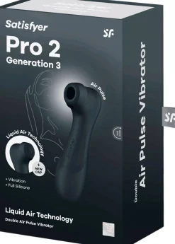Satisfyer Pro 2 Generation 3 with Liquid Air Black