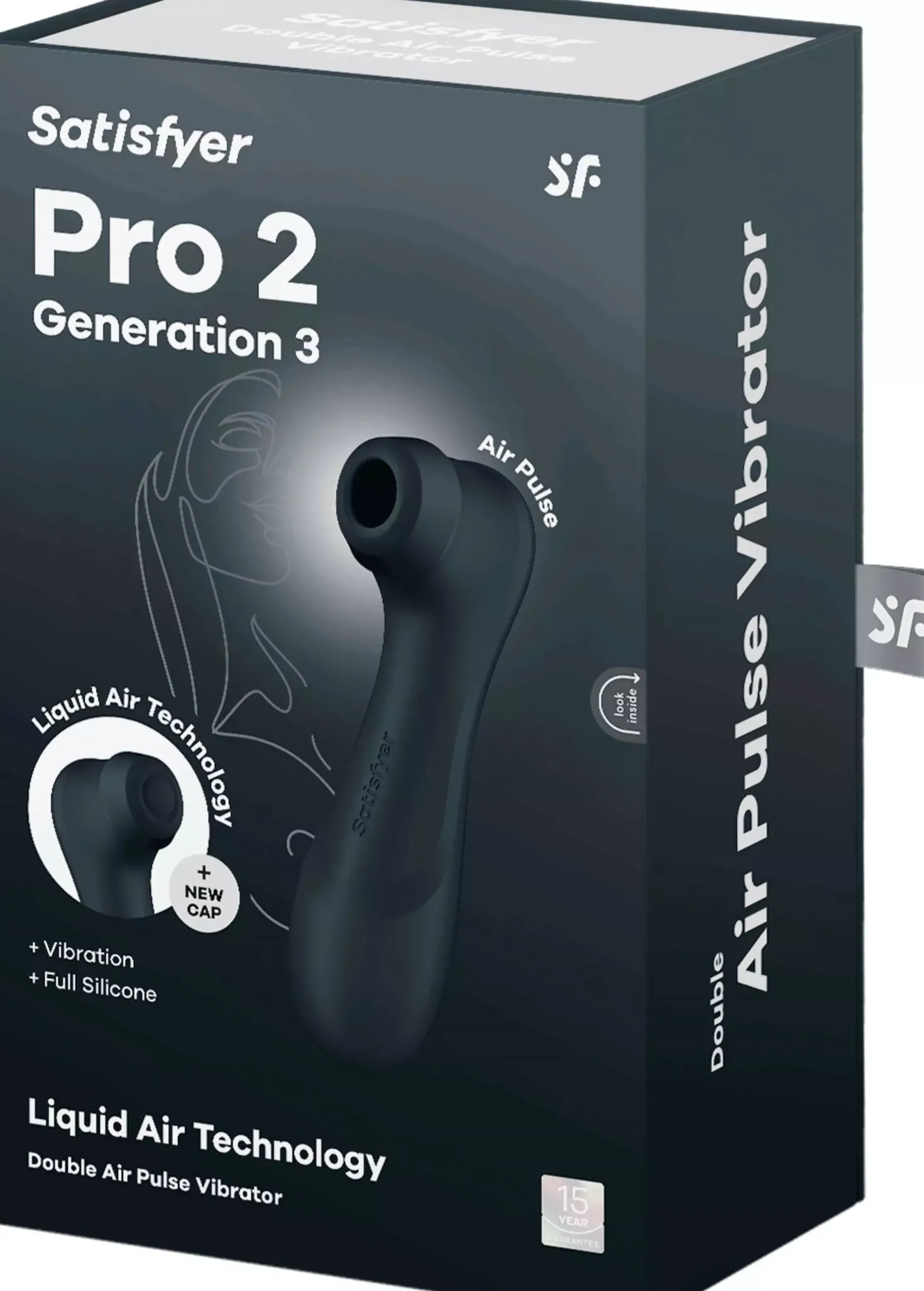 Satisfyer Pro 2 Generation 3 with Liquid Air Black