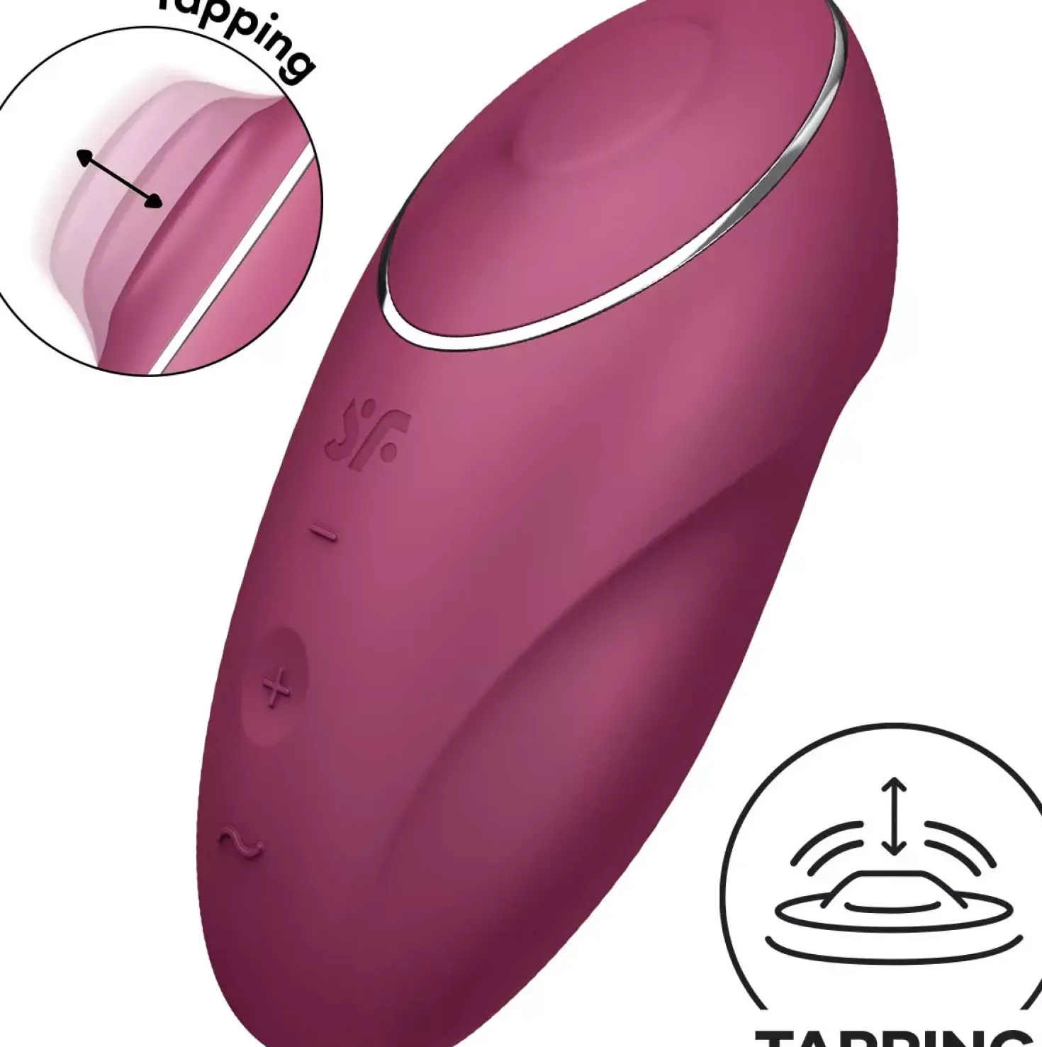 Satisfyer Tap & Climax 1 Red