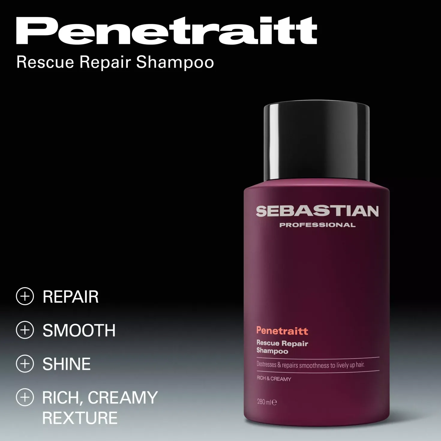 Sebastian ProfessionalPenetraitt Rescue Repair Shampoo 1000 ml