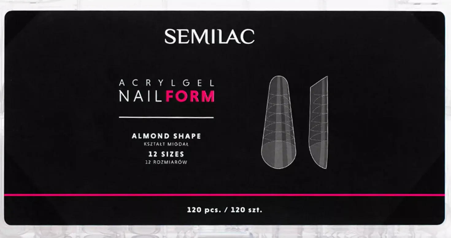 SEMILAC Acrylgel Nail Form Almond
