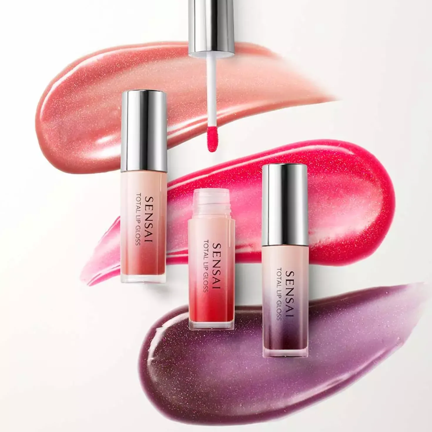 Sensai Total Lip Gloss In Colours 03 Shinonome Coral