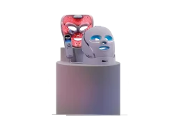 Shark Beauty CryoGlow Red Blue & Infrared iQLED Face Mask & Under Eye Cooling Blue Frost
