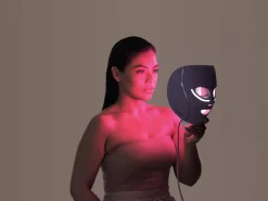 Shark Beauty CryoGlow Red Blue & Infrared iQLED Face Mask & Under Eye Cooling Blue Frost