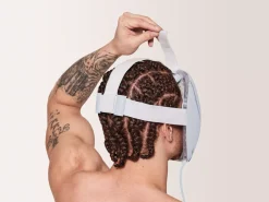 Shark Beauty CryoGlow Red Blue & Infrared iQLED Face Mask & Under Eye Cooling Blue Frost