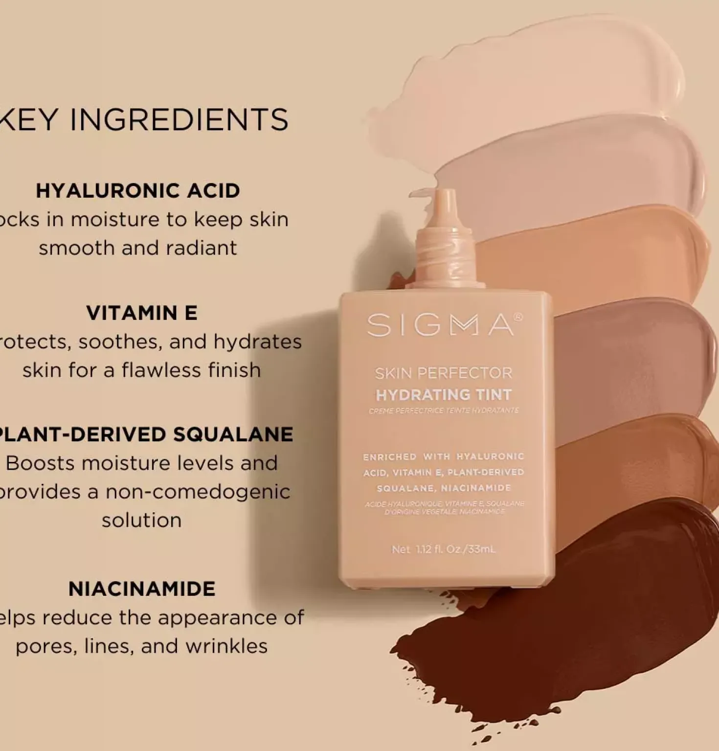 Sigma Beauty Skin Perfector Hydrating Tint 6 Dark Rich