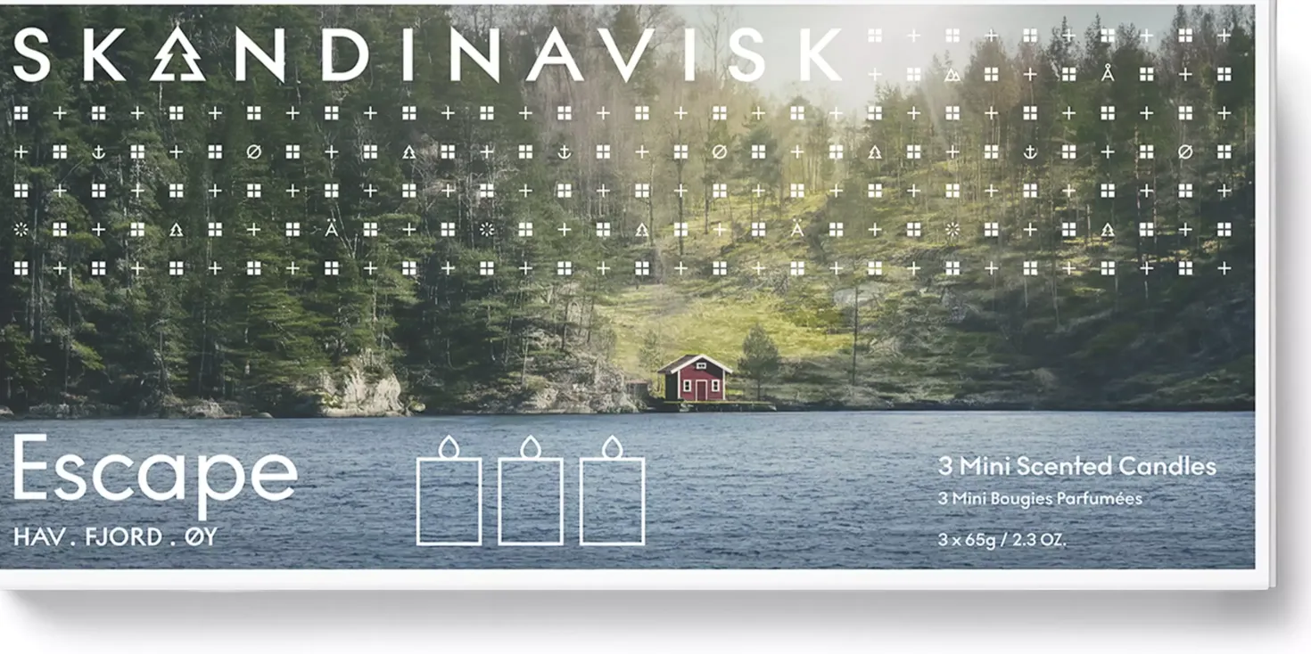 SkandinaviskESCAPE Home Collection Candle Giftset