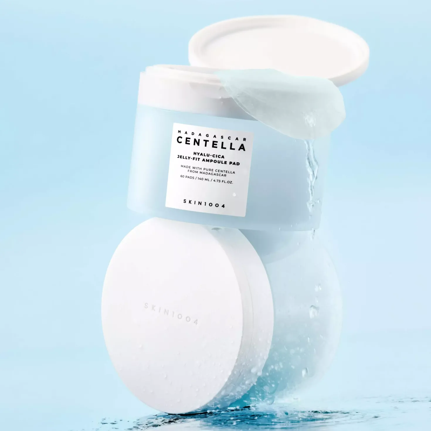 SKIN1004Madagascar Centella Hyalu-Cica Jelly-fit Ampoule Pad 140 ml