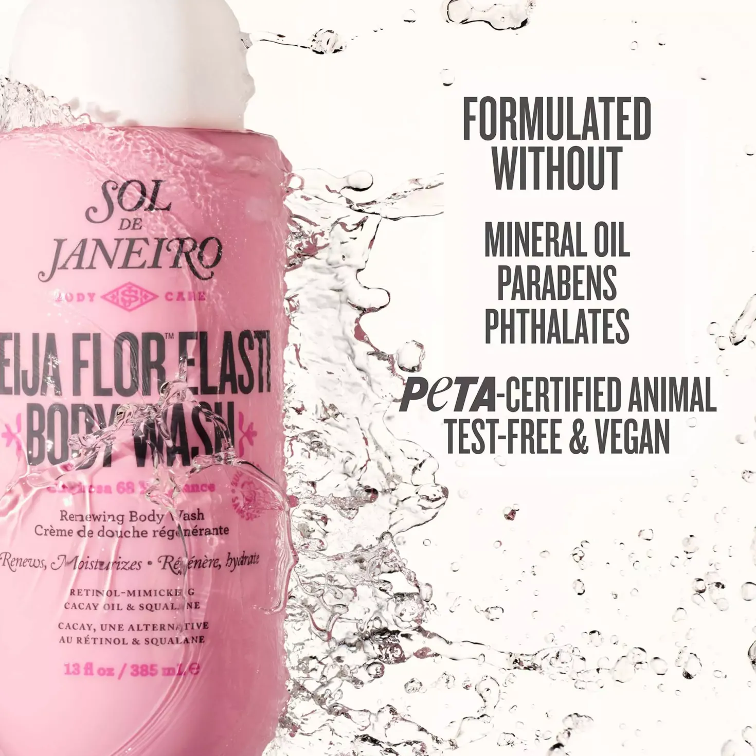 Sol De Janeiro Beija Flor Skin-Renewing Body Wash 385 ml