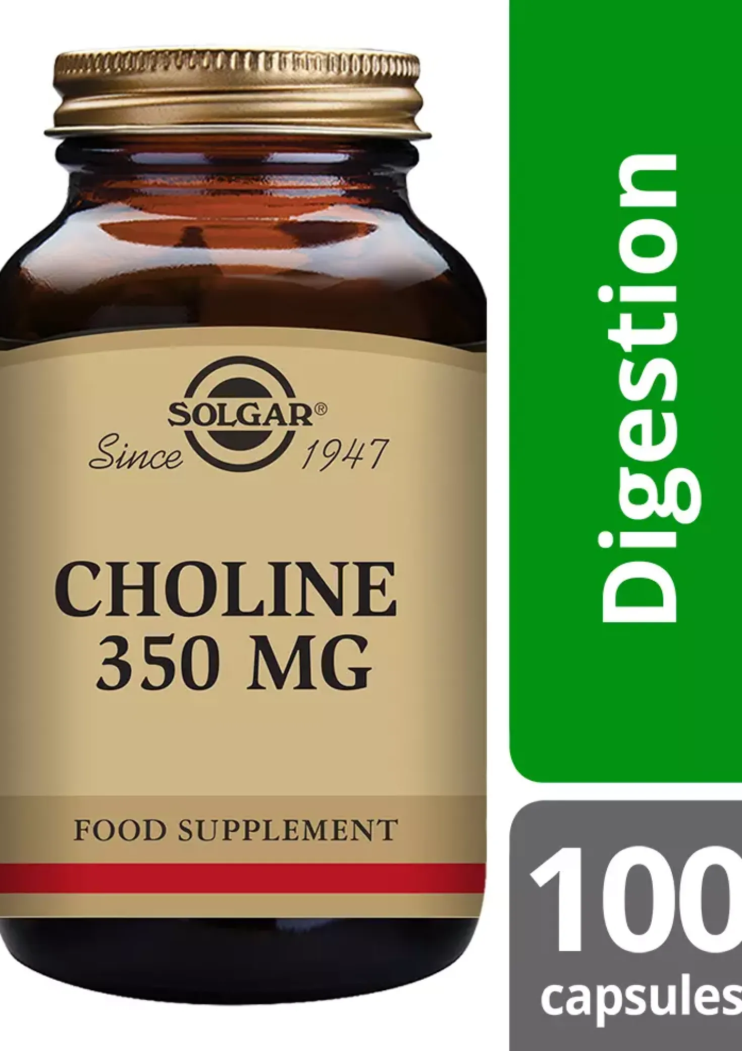 Solgar Choline 350 mg Vegetable Capsules 100 stk